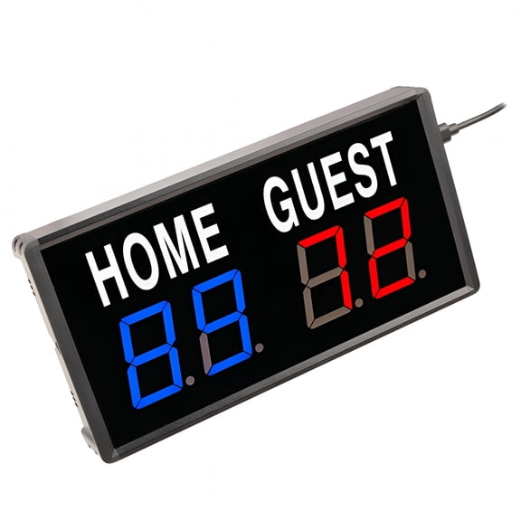 GJX Led Digital Scoreboard with Remote Electronic Scoreboard for Indoor Outdoor Sporting Supplies