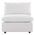 thumbnail image 6 of Modway Commix Overstuffed Outdoor Patio Armless Chair in White, 6 of 7