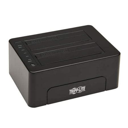 UPC: 0037332248176 | Tripp Lite 2-bay 3.0 Sata Hard Drive Docking Station With Erase Function 2.5 And 3.5 In. Hdd And Ssd – Hdd Docking Station – Bays: 2 – 2.5 / 3.5 Shared – Sata 6gb/s – 3.0 – Black