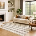 thumbnail image 7 of Addison Rugs Mayfield Premium Machine Washable Transitional Holiday Beige Rectangle Rug, 3' x 5', 7 of 7