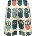 thumbnail image 3 of GZHJMY Owl Pajama Pants Short for Men, Lounge Pants Lightweight Men Pajama Bottoms with Drawstring Pockets, Christmas New Year Birthday Gifts, XX-Large, 3 of 7