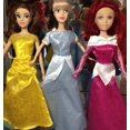 thumbnail image 4 of 13 piezas de ropa para muñeca Barbie de 30cm, Blancanieves, pelo largo, Bella Durmiente, vestido de cola de pez, vestido de Cenicienta (aleatorio), 4 of 5