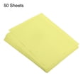 thumbnail image 3 of Uxcell 50 Sheets Colored Copy Paper for Office Printing Invitation Forms Art Projects Light Yellow 8.3 x 5.8", 3 of 4