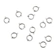 thumbnail image 1 of 12 Uds. De Clips de resorte sin perforación para la nariz, anillos de aro, pendientes, hallazgos DIY, 4 colores Zulema  Punk clips Piercing falso, 1 of 5