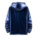 thumbnail image 2 of Mens Shiny Waterproof Hooded Jacket2XL, 2 of 3