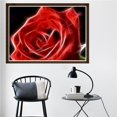thumbnail image 3 of profesion Decoración de Pared DIY Pintura de Diamante de Artesanía rosa Gloria Pintura de diamante 5D, 3 of 8