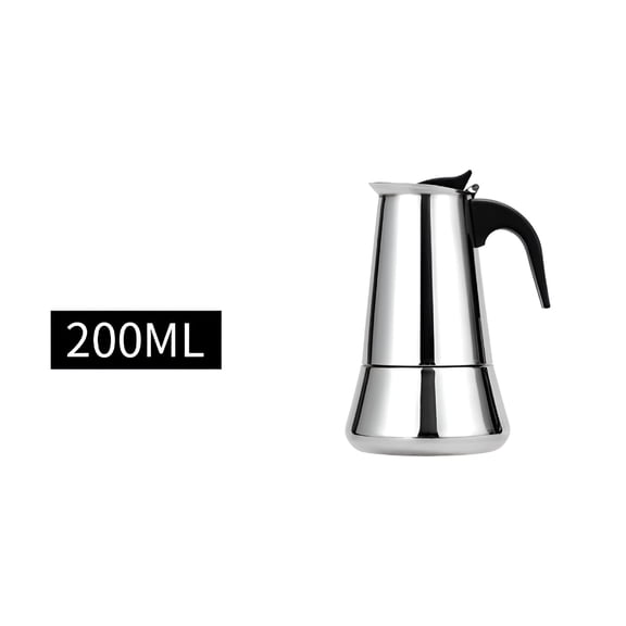ACDANC 2-10 Cup Stainless Steel Espresso Maker Cup Stove Top Coffee Percolator Moka Pot