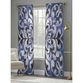 thumbnail image 4 of Impressionist Style Flowers Sheer Curtains 96 Inches Long 2 Panels Modernism Design Light Filtering Semi Sheer Window Curtains Drapes for Bedroom Living Room 52"x96", 4 of 7