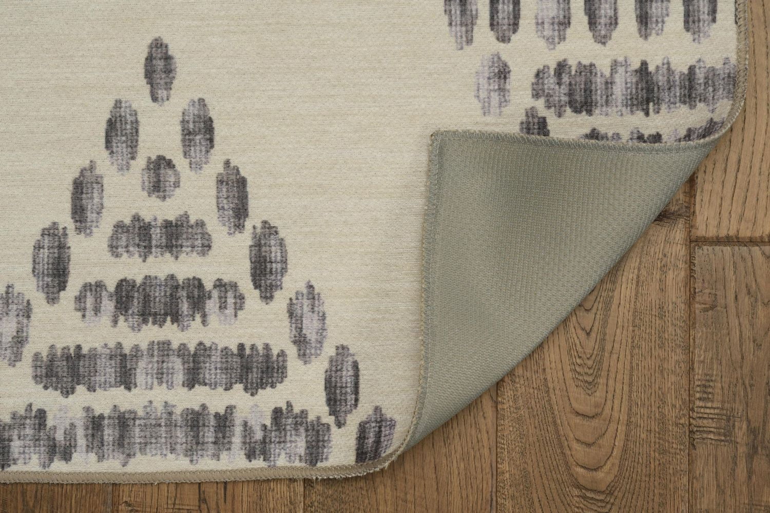 Tapis d'extérieur lavable Navarre ivoire & marron 7 pi x 9 pi