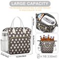 thumbnail image 5 of Brown Halloween Ghost Pattern Womens Lunch Box for Work,Insulated Large Lunch Bag for Tween and Teen,Loncheras Para Mujer,Leakproof Adult Lunch Bag for Work,Beach,Travel,Picnic,Camping, 5 of 7