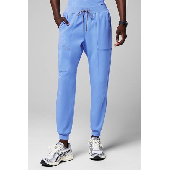 Fabletics Men's All-Shift Scrub Jogger - 4-Way Stretch, Breathable, Lightweight, Mid-Rise, Semi-Slim Fit (Extended Sizes Available)