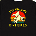 thumbnail image 4 of Inktastic This Kid Loves Dirt Bikes Motocross Boys Long Sleeve Toddler T-Shirt, 4 of 5