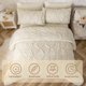 thumbnail image 2 of Juego de Ropa de Cama Sasttie Twin 5 Piezas Beige con Edredón, 2 of 8