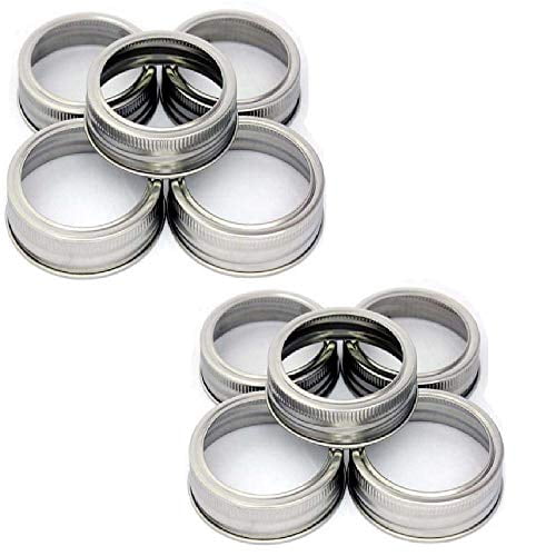 Mason Jar Replacement Rings/Bands/Tops Durable & Rustproof Tinplate