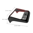 thumbnail image 2 of HAMPPLIES Cubierta Decorativa De Ventilación Trasera En ABS Negro Compatible Con Tesla Con Moderno, 2 of 8