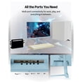 thumbnail image 4 of Pixio PX249 Wave Blue 24 inch 240Hz Refresh Rate FHD 1080p Resolution Fast IPS Panel 1ms GTG Response Time Built-in Speakers Gaming Monitor with Adaptive Sync, 4 of 7