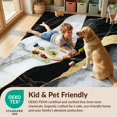 thumbnail image 4 of Design&I 9'x12' Washable Area Rug Giant Skid-Resistant Geometric Abstract Swirl Stripe Drift Vein Mineral Interlocking for Great Room, Large Living, 4 of 7