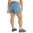 thumbnail image 2 of Levi's Women's 501 Original High-Rise Shorts (Plus Size), 2 of 4