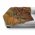 thumbnail image 3 of National Parks Soft Flannel Fleece Blanket, Rock on the Grand Canyon Monument Valley Heart of Nature Utah Photo Print, Cozy Plush for Indoor and Outdoor Use, 60" x 80", Orange Blue, by Ambesonne, 3 of 6