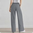 thumbnail image 6 of Laqbezok Women's Quick-Dry Straight Leg Pants, High Elastic Waist Casual Sports Trousers, Basic Active Slacks for Gym Workout Travel, 6 of 6
