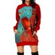 thumbnail image 3 of Vestido con capucha y manga larga con estampado digital 3D de comercio exterior para mujer europea y americana para el día de San Valentín, 3 of 5