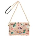 thumbnail image 2 of FORMRS Women Crossbody Purse with Chain Strap Vegan Leather Shoulder Handbag, Beige Christmas Snowman, 2 of 7