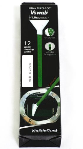 12 per Pack VisibleDust Sensor Cleaning swabs Vswab MXD-100 Green Medium Format 42-44 mm