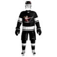 thumbnail image 2 of Camiseta de práctica de hockey sobre hielo personalizada, negra, ligera, delgada y transpirable, de alta calidad, serie H400 y camiseta de calle grande (todos los tamaños), 2 of 5