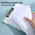 thumbnail image 4 of Clipboard Nursing Cute Pineapples Acrylic Clip Board with Low Profile Metal for A4 Paper Size Clip Hangable Office Work School Whiteboard Clipboards, 4 of 7