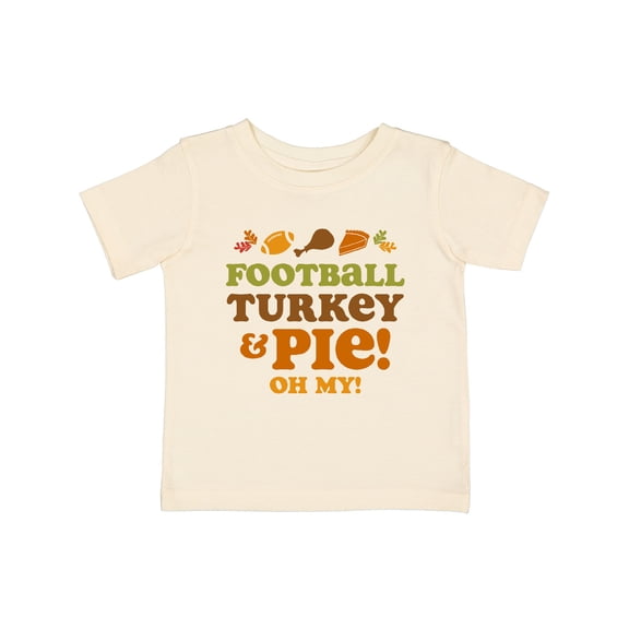 Inktastic Football Turkey and Pie Girls Baby T-Shirt