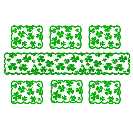 

HOOUDO Table Runner Clearance Banners Accessories Flag Irish Day Flag Table Decoration Patrick s Table St. Day Home Decor