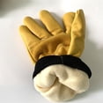 thumbnail image 4 of Men s Winter Work Gloves Windproof Insulated Cowhide Leather with Warm Protection Reinforced Anti-slip for Driving Operations, 4 of 8