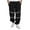 Black, variant on WREESH Men's Night Reflective Jogger Sweatpants Fashion Joggers Sports Pants Cotton Sweatpants Trousers Long Pants Yellow