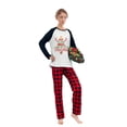 thumbnail image 4 of LuLiaMenton Christmas Pajamas, Reindeer Antlers Print, Matching Sleepwear, Plus Sizes, 2-3T-Kid, 4 of 6