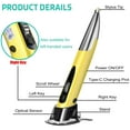 thumbnail image 4 of Souris Stylo Optique Sans Fil 2,4 GHz Mains Gauche et Droite Rechargeable, Souris Stylo de Poche Sans Fil à Double Touches Droites pour PC Portable iOS Android Tablette, 4 of 8