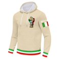 thumbnail image 4 of Valora Men Sweatshirt Men's Hoodies Sweatshirts Casual Fashion Sweater with Comfortable Fit for Daily Wear Stylish Italian Print Letter Hoodie Autumn Winter Menswear Beige 6XL, 4 of 4