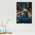 thumbnail image 4 of Sloth Full Drills Painting Embroidery Art Decor Cross UK Diamond Art Kits 12*16 Inch, 4 of 8