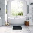 thumbnail image 2 of Bath Rug Memory Foam Mat 3D Pebble Black 32"L x 20"W, 2 of 6