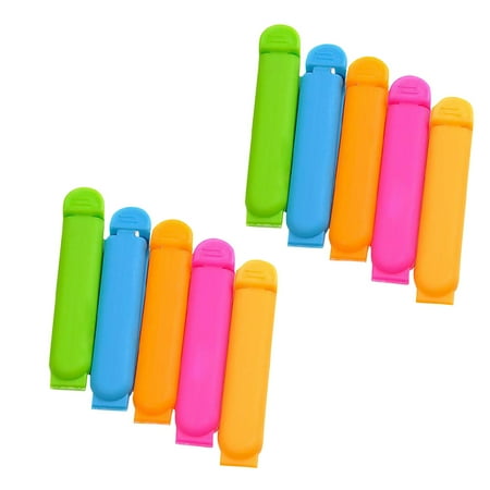 

20PCS Sealing Clip Plastic Food Bag Sealing Clamp Portable Kitchen Snack Sealer Color Random