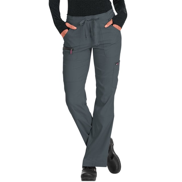 KOI Pantalon d'Uniforme Médical lite 721 pour Femme Peace Charcoal MP
