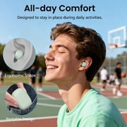 TOZO A1 Mini Earbuds Wireless Bluetooth Headphones, 32H, AI Noise Cancelling Mic, Stereo Bass, Clear Calls, Lightweight IPX5 Waterproof, App 32EQ, Green