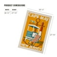 thumbnail image 2 of Lantern Press 1000 Piece Jigsaw Puzzle, Cape May, New Jersey, Woodblock Series, 2 of 5