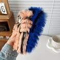 thumbnail image 5 of Fluffy Fuzzy Furry Warm Plush Stripe Pattern Compatible with iPhone Case (Grey,iPhone 13 Pro), 5 of 7
