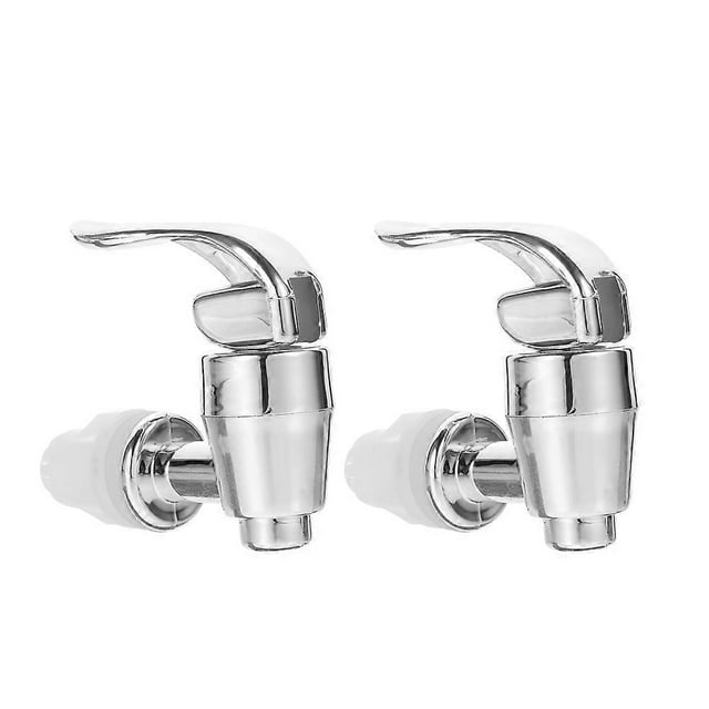 Reusable Beverage Dispenser Spigot in Silver for Kitchen Use Made of ABS and PP Materials