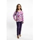 thumbnail image 1 of Pijama para Niñas Love Morada, suave, comoda y calientita, 1 of 2