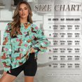 thumbnail image 7 of Yuyamidu Oversized Graphic Sweatshirt for Women Floral Dachshund Women's Novelty Sweatshirts with Pocket Long Sleeve Pullover Crewneck Loose Fit Shirt Home Office Party Clothing 2XL, 7 of 7