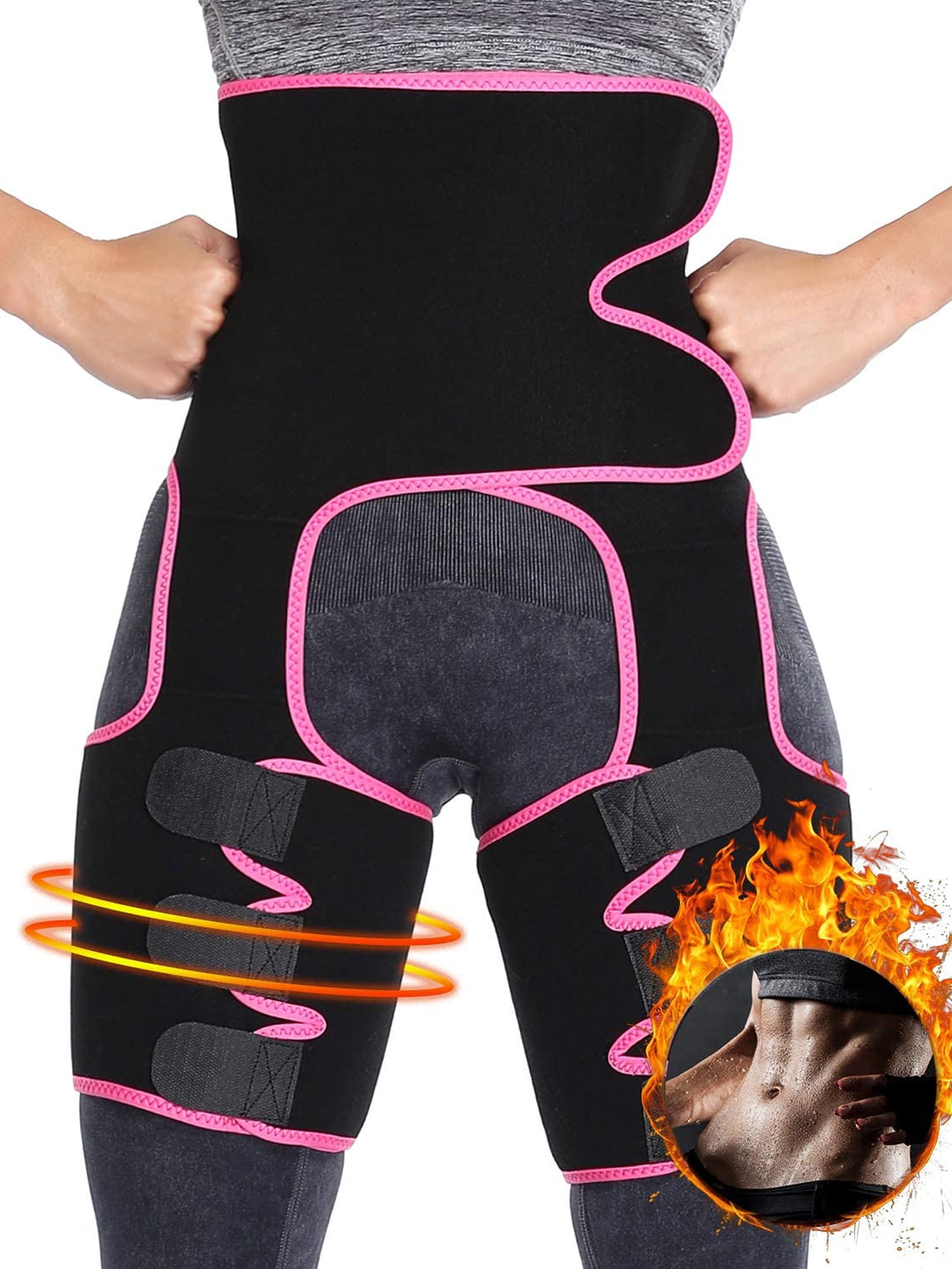 MISS MOLY Womens High Waist Trainer Thigh Timmmer 3 IN 1 Butt Lifter ...