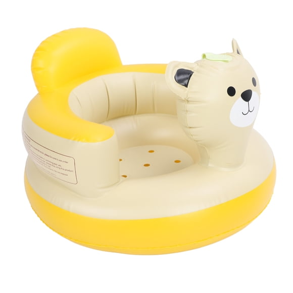 Asiento De Apoyo Para Bebés, Sofá Inflable Para Bebé, Bolsa De Gas Independiente, Bomba De Aire Integrada De PVC Para El Baño De La Cama Del Hogar