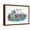 Brown Frame, variant on Art.com Seattle, Washington - Cityscape - Line Drawing Art Print by Lantern Press, White Frame Wall Art, 23" x 17"