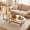 Natural-Set of 2, variant on Costway Nesting Coffee Table Set of 3 Oval Accent Table & Round Sofa Side Table Natural